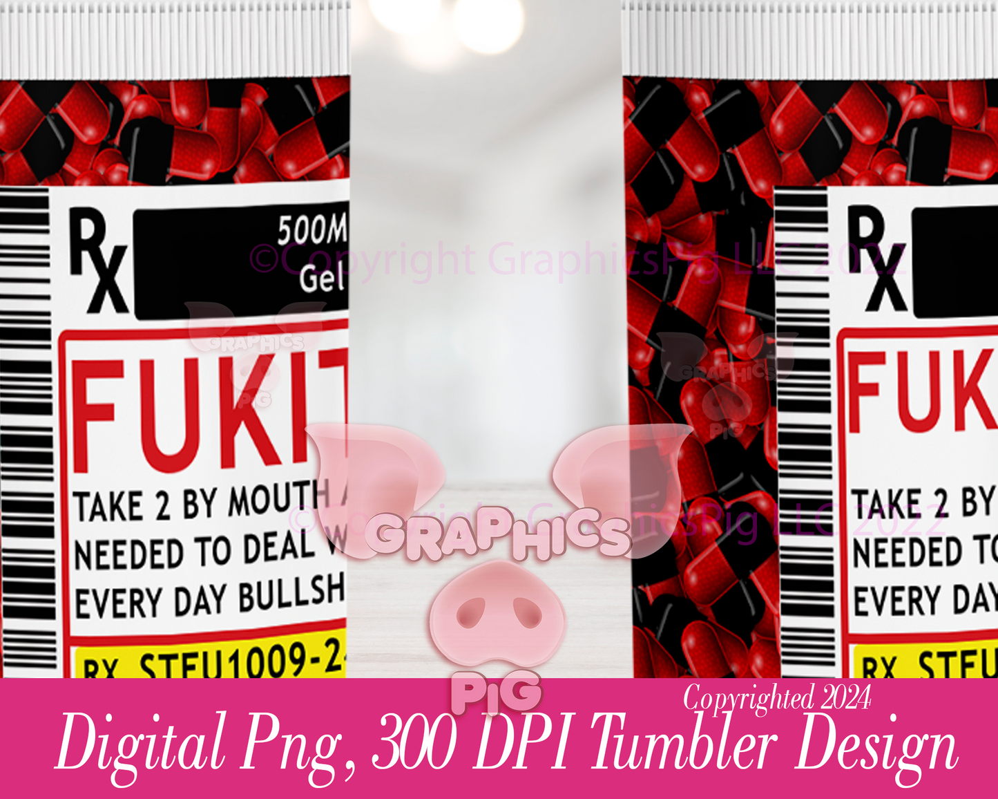 Fukitol Pill Black and Red DIGITAL png