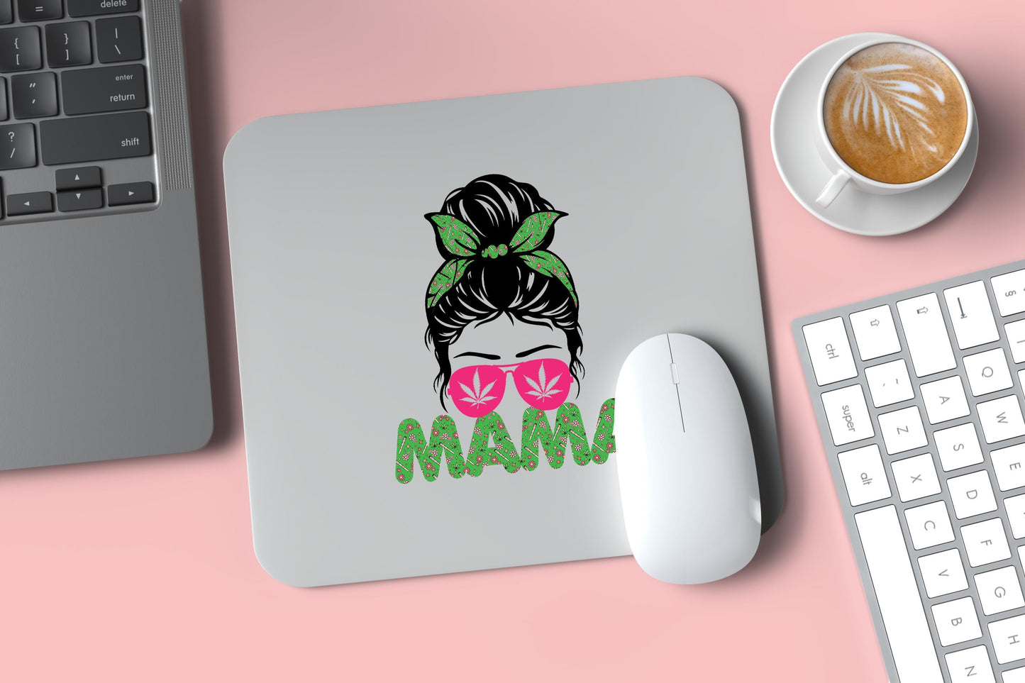 Weed Mama PNG | Cannabis Mom Digital Download | Funny 420 Mom Clipart | Retro Bandana Sunglasses Design | Sublimation Printable