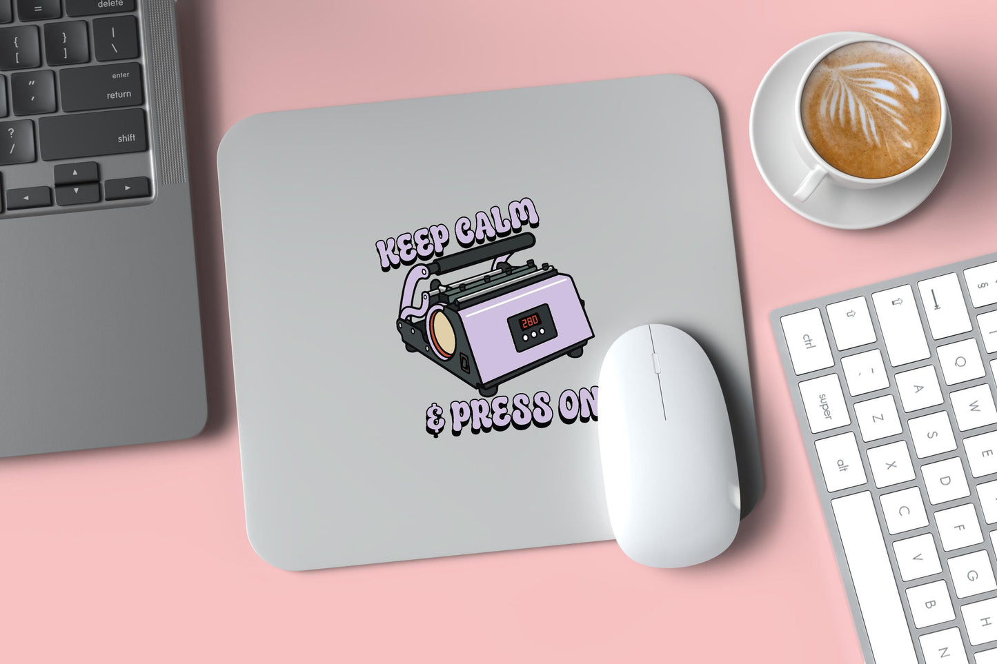 Keep Calm & Press On PNG, Tumbler Press Clipart, Funny Crafter Sublimation, Craft Room Shirt, Digital Download