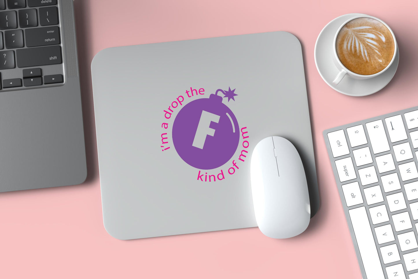 F Bomb Mom PNG | Funny Swear Word Mom Clipart | Drop the F Bomb Kind of Mom SVG | Sarcastic Mom Life Shirt Design | Instant Download