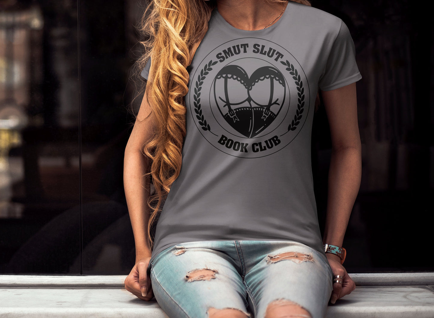 Smut Slut Book Club Badge SVG PNG | Spicy Romance Reader Sticker Design | Bookish Humor Decal | Digital Download | Book Club PNG, Smut Reader SVG