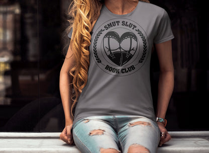 Smut Slut Book Club Badge SVG PNG | Spicy Romance Reader Sticker Design | Bookish Humor Decal | Digital Download | Book Club PNG, Smut Reader SVG