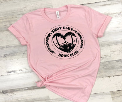 Smut Slut Book Club Badge SVG PNG | Spicy Romance Reader Sticker Design | Bookish Humor Decal | Digital Download | Book Club PNG, Smut Reader SVG