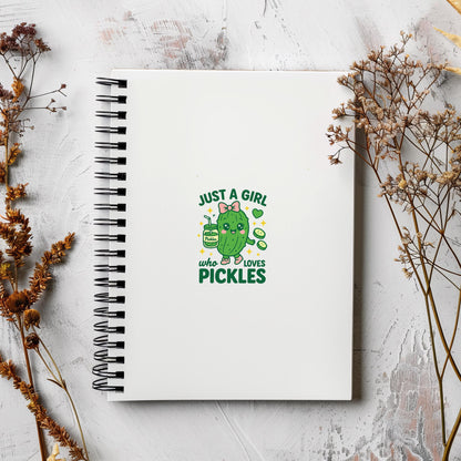 Just a girl who loves pickles | Kawaii Pickle PNG – Digital Download