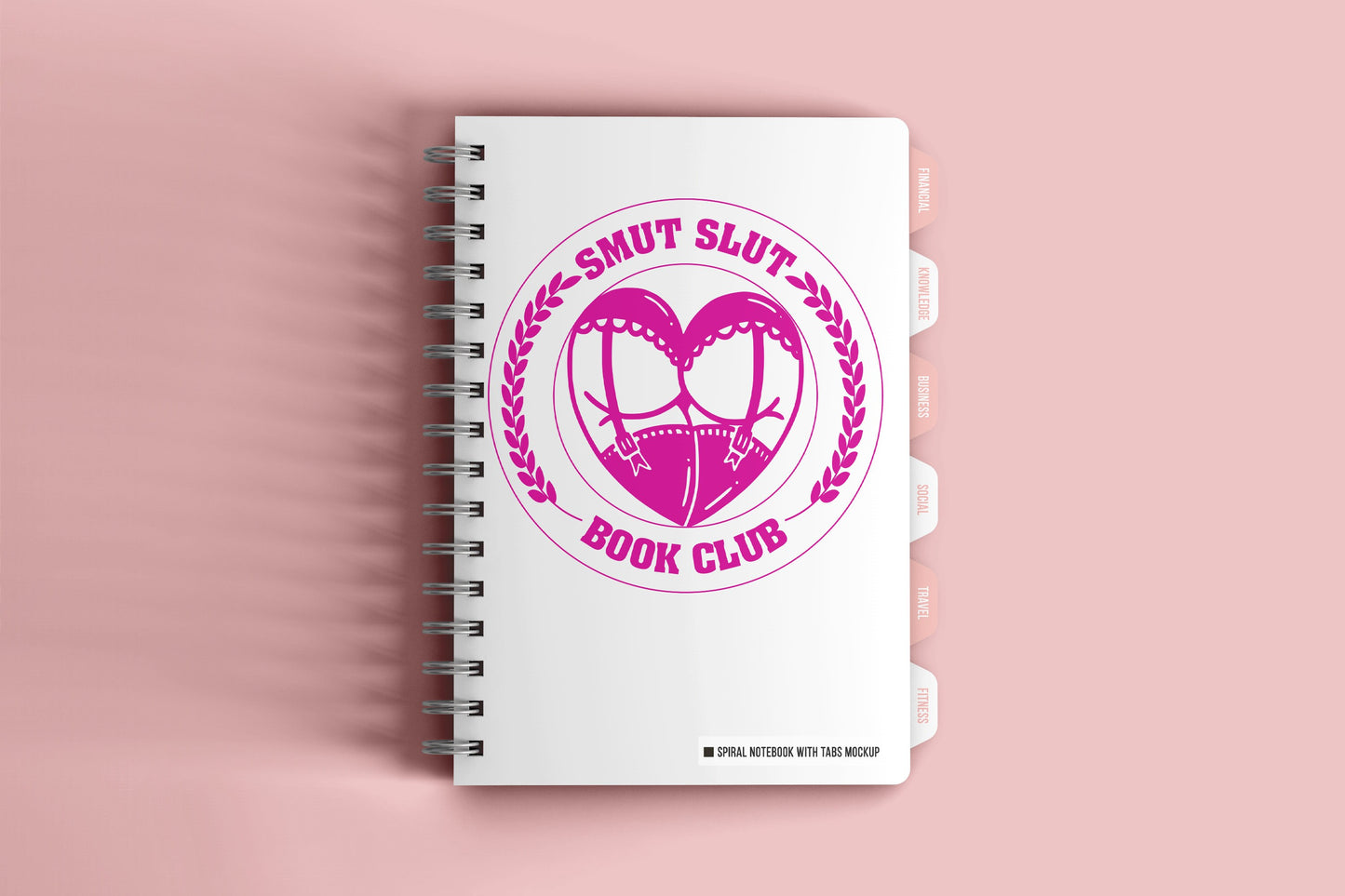 Smut Slut Book Club Badge SVG PNG | Spicy Romance Reader Sticker Design | Bookish Humor Decal | Digital Download | Book Club PNG, Smut Reader SVG