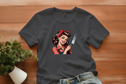 Retro Housewives PNG Bundle – 6 Sassy Vintage Clipart Designs, Funny Kitchen Sublimation Graphics, Dark Humor Digital Download Pack