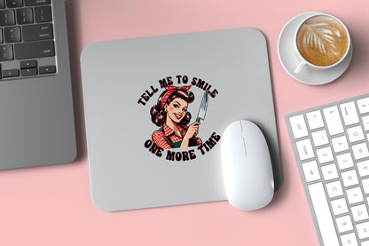 Tell Me To Smile PNG – Retro Sarcastic Digital Download, Funny Sublimation Graphic, Sassy 70s Shirt Design, Instant Download