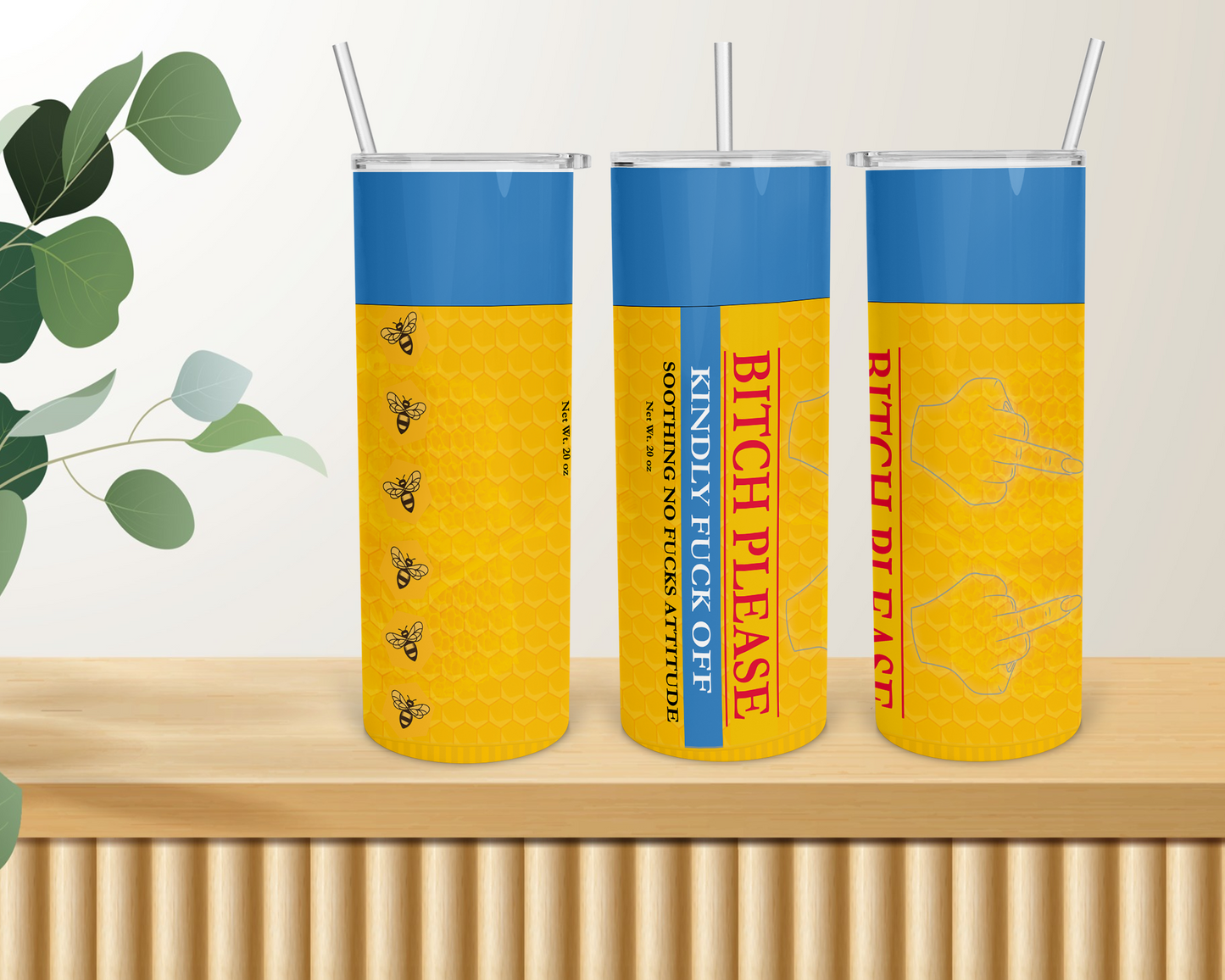 Bitch Please Burt’s Bees Parody Tumbler PNG Bundle | 12 Colors | Sassy Digital Download | 20oz Skinny Tumbler Wrap | Funny Tumbler Sublimation | Original Design