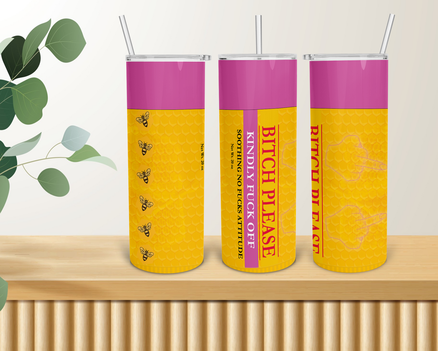 Bitch Please Burt’s Bees Parody Tumbler PNG Bundle | 12 Colors | Sassy Digital Download | 20oz Skinny Tumbler Wrap | Funny Tumbler Sublimation | Original Design