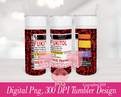 Fukitol Pill Black and Red DIGITAL png