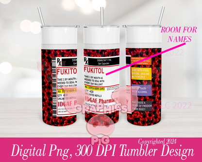 Fukitol Pill Black and Red DIGITAL png