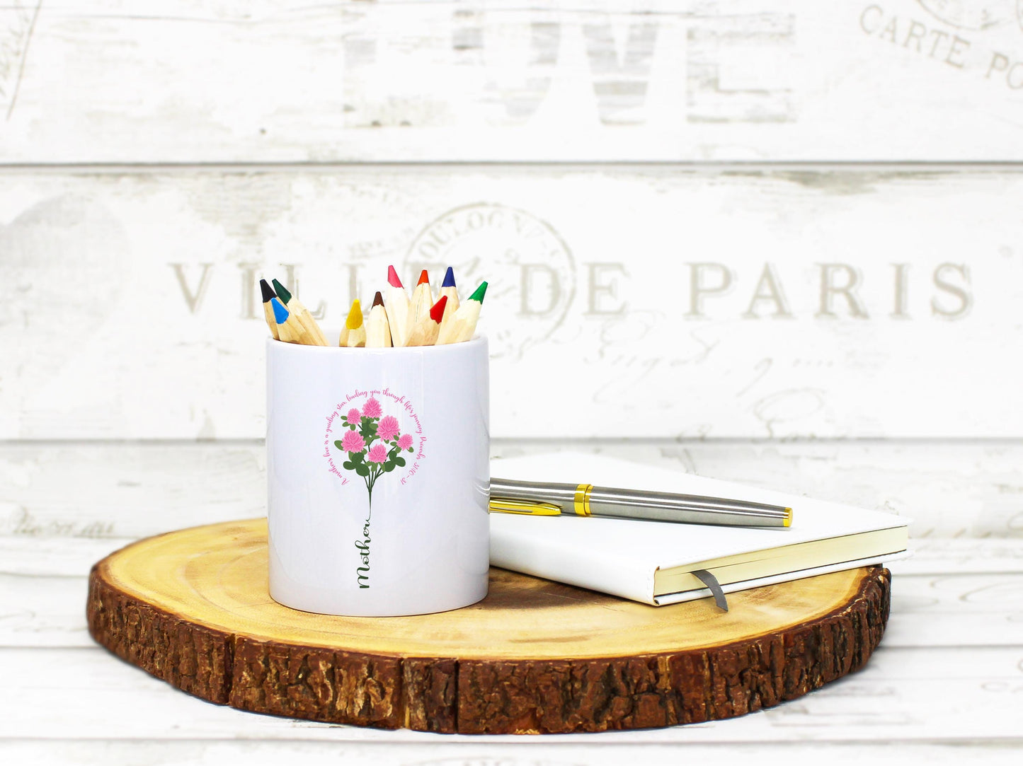 Mother’s Love Proverbs 31 PNG, Guiding Star Pink Clover, Mother’s Day Quote Clipart, Floral Mom Digital Download