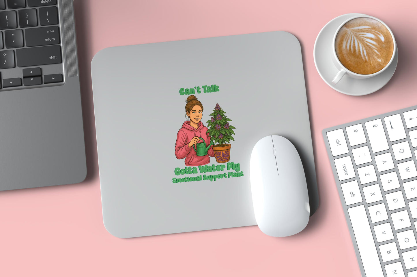 Emotional Support Plant PNG, Funny Plant Mom Sublimation, Watering Weed Girl Clipart, Self Care Hoodie Digital Download