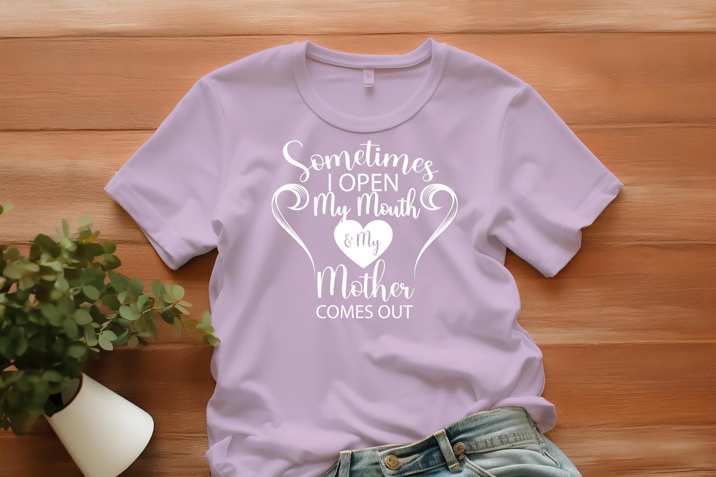 My Mouth & My Attitude PNG | Sassy Mom Life Clipart | Funny Digital Download | Sublimation Quote | Sarcastic Mom Printable