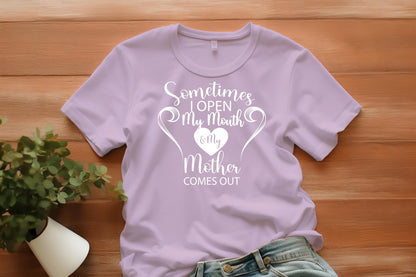 My Mouth & My Attitude PNG | Sassy Mom Life Clipart | Funny Digital Download | Sublimation Quote | Sarcastic Mom Printable