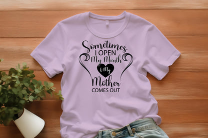 My Mouth & My Attitude PNG | Sassy Mom Life Clipart | Funny Digital Download | Sublimation Quote | Sarcastic Mom Printable