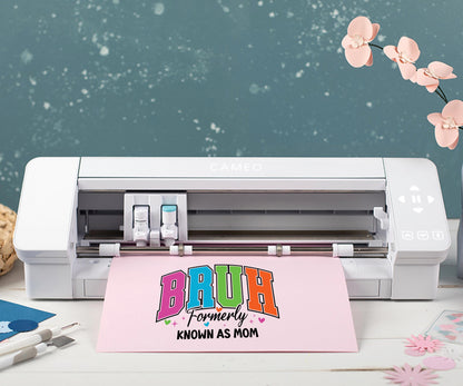 BRUH Formerly Mom PNG | Funny Colorful Mom Life Clipart | Digital Download | Sublimation Design | Relatable Parenting Quote